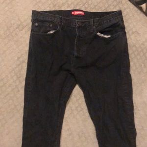 Supreme jeans never worn before